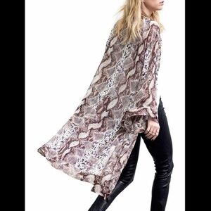 Animal Print Kimono Cardigan Coverup BRAND NEW